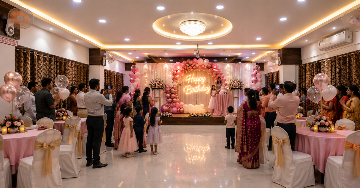 Top Reasons to Book a Banquet Hall for Your Birthday